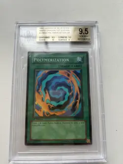 Yu-Gi-Oh! Polymerization LOB-059 Wavy 1st Edition PSA/BGS 9.5 Gem Mint - Image 1