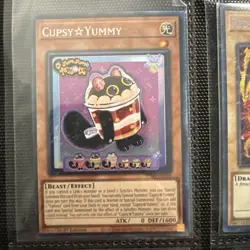 Yugioh Cupsy Yummy JUSH-EN016 1st Collectors - Image 1