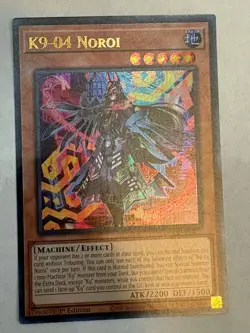 YUGIOH- K9-04 Noroi - DOOD-EN025 - Ultra Rare - 1st Edition - Image 1