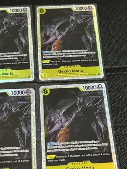 Gecko Moria OP14-104 SR PLAYSET (4) The Azure Seas Seven One Piece CCG ENG NM - Image 3