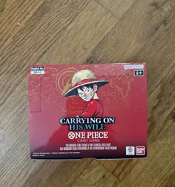 One Piece Carrying On His Will OP-13 English Booster Box Factory UNSEALED Bandai - Image 1