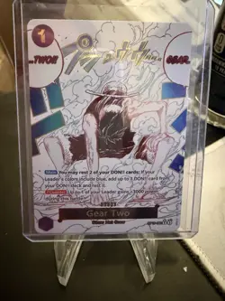 One Piece Gear Two Alt Art OP11-080 R a Fist of Divine Speed English MINT - Image 1