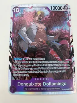 Donquixote Doflamingo OP14-069 SR English The Azure Sea's Seven - One Piece - NM - Image 1