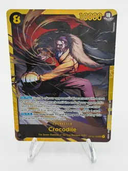 ONE PIECE CCG | Crocodile OP14-120 (SEC) THE AZURE SEA'S SEVEN | ENGLISH NM - Image 1