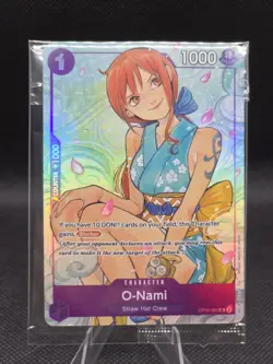 O-Nami OP05-062 UC ALT ART Sealed - Illustration Box Vol.1 One Piece TCG PROMO - Image 1