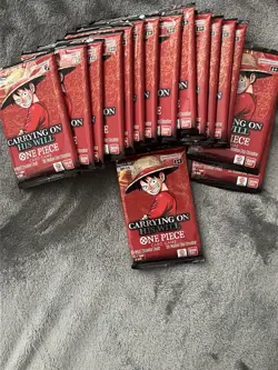 16x Lot One Piece TCG English OP-13 Carrying On His Will Pack Sealed 🔥16 - Image 1