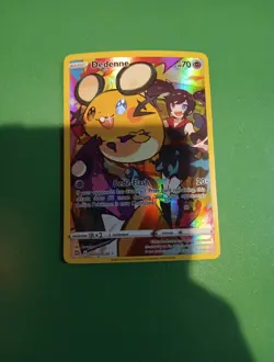 Pokemon TCG Dedenne Brilliant Stars Full Art Ultra Rare Holo Card TG07/TG30 - Image 2
