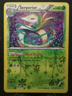 Serperior RC3/RC25 LP/NM Radiant Collection Legendary Treasures Pokemon TCG Card - Image 1