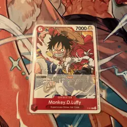 Monkey.D.Luffy (Super Pre-Release) [Participant] P-001 One Piece Tournament Card - Image 1