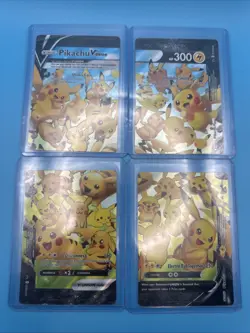 Pikachu V-Union [Set of 4] SWSH: Sword & Shield Promo Cards Holo - Image 1