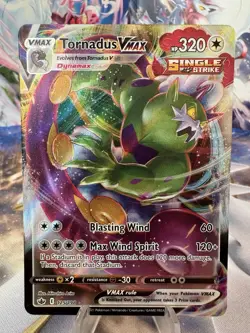 Pokemon TCG Tornadus VMAX Holo Ultra Card Sword & Shield Chilling Reign 125/198 - Image 2