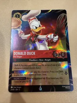 Disney Lorcana Magical Places Rapunzel Donald Duck EPCOT Promo Cards - Image 2
