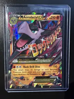 Pokemon TCG M Aerodactyl EX Rare Card XY98 XY Promo - Image 1