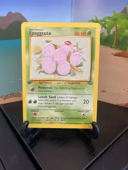 Exeggcute 52/64 - Jungle - 1st Ed. - Common - Pokemon Card TCG - LP/MP - Image 1
