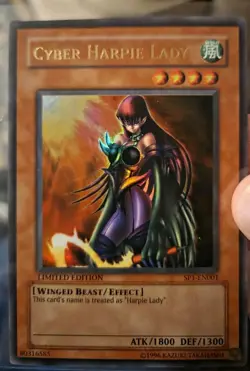 Cyber Harpie Lady SP1-EN001 Sneak Peek Participation Cards: Series 1 Limited... - Image 1