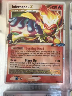 Infernape LV.X DP10 Black Star Promo 2007 Holo Rare Pokemon Card TCG - Image 1