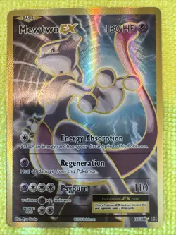 Pokemon TCG Mewtwo EX 103/108 Ultra Rare Holo Card Evolutions XY NM - Image 1