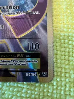 Pokemon TCG Mewtwo EX 103/108 Ultra Rare Holo Card Evolutions XY NM - Image 4