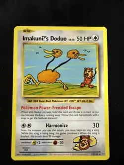 Pokemon Evolutions Imakuni's Doduo TCG Card 112/108 2016 Rare Regular - Image 1