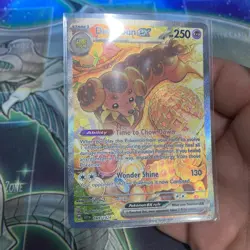 Pokemon TCG Stellar Crown Dachsbun EX SIR Holo Card 169/142 Near Mint - Image 5