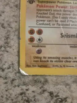 Pokemon TCG Machamp Holo Rare Card WOTC First Edition, MP Base Set, 8/102 - Image 4