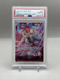 PSA 10 One Piece Japanese UTA P-011 Premium Card Collection - Image 1