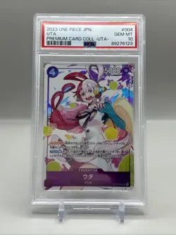2023 ONE PIECE JAPANESE PREMIUM CARD COLLECTION -UTA- #004 UTA PSA 10 - Image 1