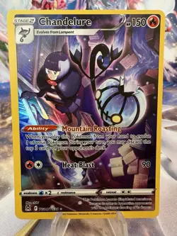 Pokemon TCG Chandelure TG04/TG30 Swsh11: Lost Origin Trainer Gallery Holo Card - Image 2