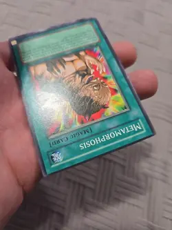 Yugioh Metamorphosis PGD-090 1st Edition LP Misprint Miscut Off Center Card - Image 3