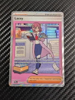 Lacey Prismatic Evolutions Holo Card 175/131 SV NM Condition - Image 1