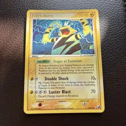 Electabuzz Reverse Holo 22/115 ex Unseen Forces 2005 LP Pokemon Card - Image 1
