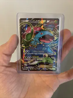 Pokemon TCG Venusaur EX Black Star Promo Full Art Holo Card XY123 - Image 1