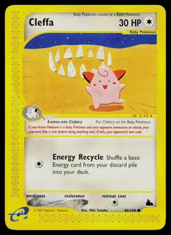 Pokemon Card - Cleffa Skyridge 48/144 Common - Image 1