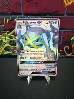 Pokemon TCG Metagross GX 157a/145 Shiny Alternate Art Promo Card - Image 1