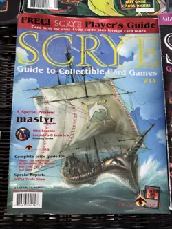 Scrye Guide To Collectible Card Games 1995 1996 1997 7 Magazine Lot #6 #8 #20 - Image 5