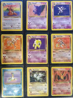 Complete Fossil Set 62/62 Pokemon Cards WOTC TCG 1999 Dragonite, Gengar, Moltres - Image 3