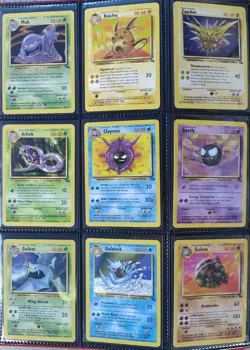 Complete Fossil Set 62/62 Pokemon Cards WOTC TCG 1999 Dragonite, Gengar, Moltres - Image 4