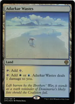 Adarkar Wastes - FOIL - R Dominaria United 243 - MTG - Image 1