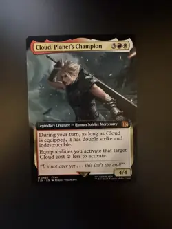 MTG Final Fantasy English Cloud, Planet's Champion Extended Art 0482 Non-Foil - Image 1