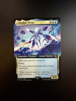 MTG Final Fantasy English Absolute Virtue Extended Art 0476 Non-Foil - Image 1