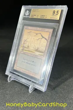 MTG Limited Edition Alpha 1993 Swamp (B) BGS 9.5 GEM MINT Old School 93/94 - Image 3