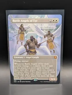 MTG - Battle Angels of Tyr - BORDERLESS - CLB #370 - Mythic - NM - Image 1