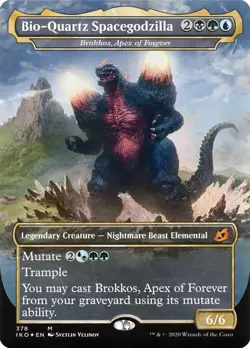 Brokkos, Apex of Forever Godzilla Series Ikoria: Lair of Behemoths NM MTG - Image 1