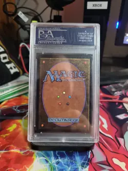 1993 Magic the Gathering Dwarven Warriors Beta PSA 8 NM-MT Vintage MTG - Image 2