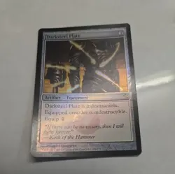 FOIL Darksteel Plate - Mirrodin Besieged [Near Mint] - Image 1