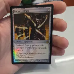 FOIL Darksteel Plate - Mirrodin Besieged [Near Mint] - Image 2