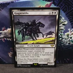 magic the gathering - Ringwraiths - Creature - Wraith Knight - LOTR - Rare - Image 1