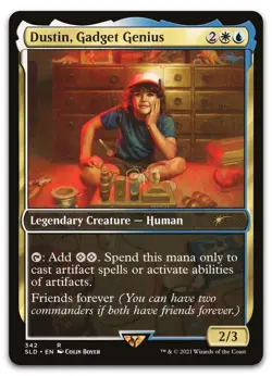 Dustin, Gadget Genius #342 (NM) Secret Lair Drop SLD Magic MTG - Image 1