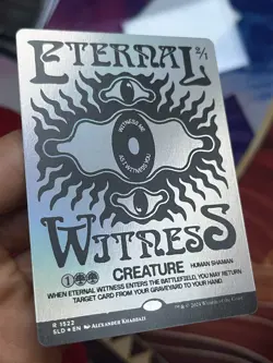 Eternal Witness NM Rainbow Foil Secret Lair Drop MTG Unplayed • Mtg (1800) - Image 2