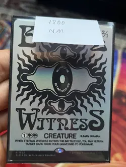 Eternal Witness NM Rainbow Foil Secret Lair Drop MTG Unplayed • Mtg (1800) - Image 4